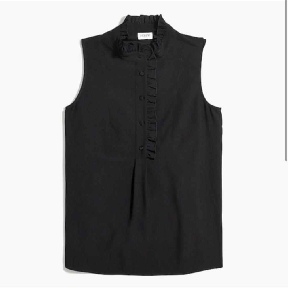 J. Crew black short sleeve top